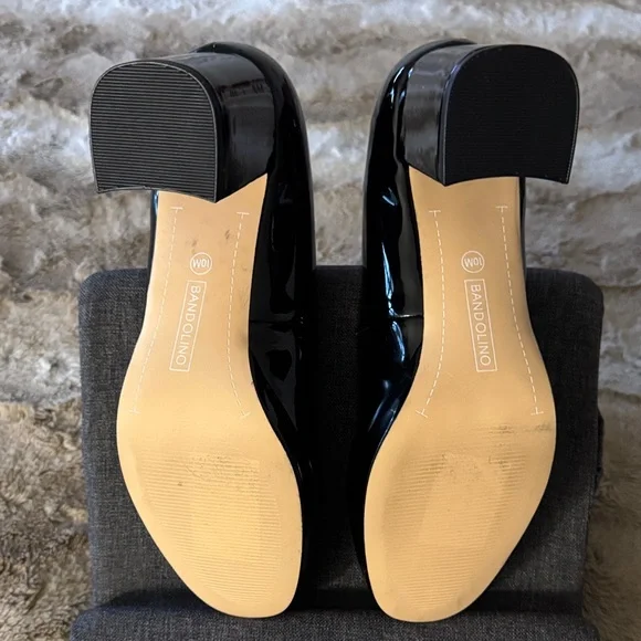 Bandolino Black Patent Pumps – Size 10M - Picture 3 of 5